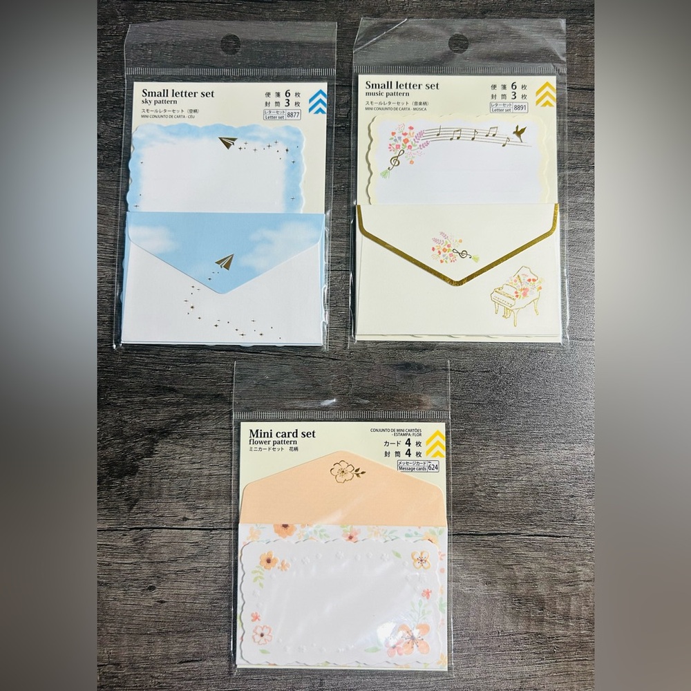 Daiso Small Letter Sets